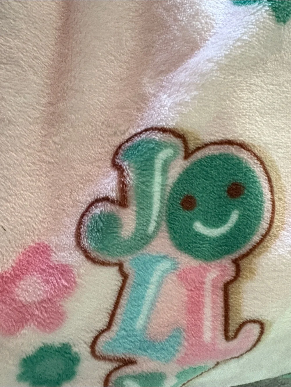New Betsey Johnson Pink Holiday Plush Throw with Gingerbread & Candy Motifs